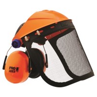 Browguard (Striker) c/w Mesh Visor & Earmuff